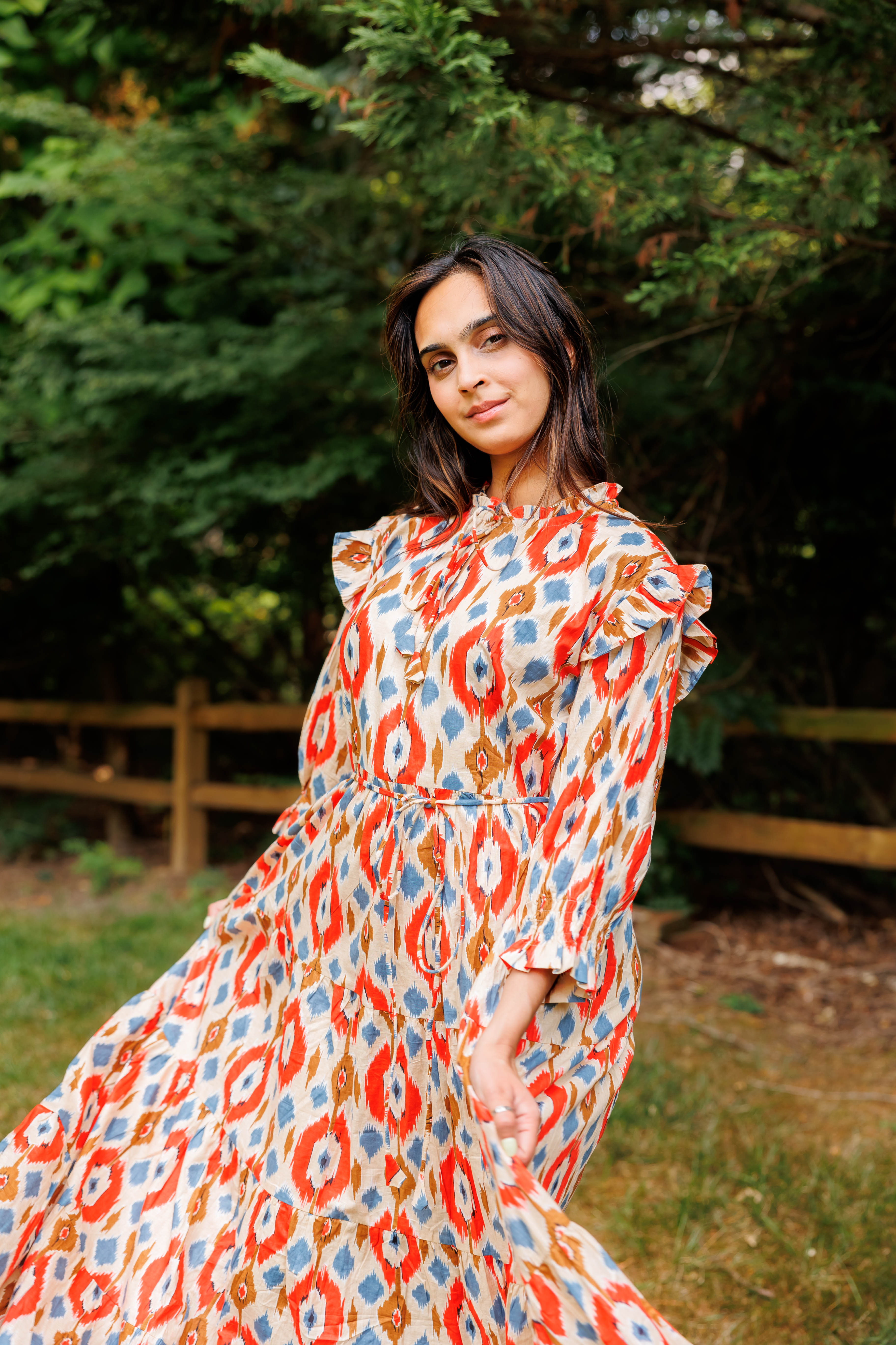 Ikkat O Dress